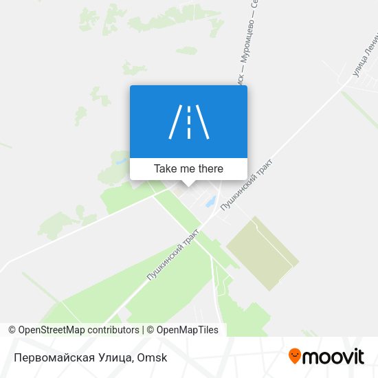 Первомайская Улица map