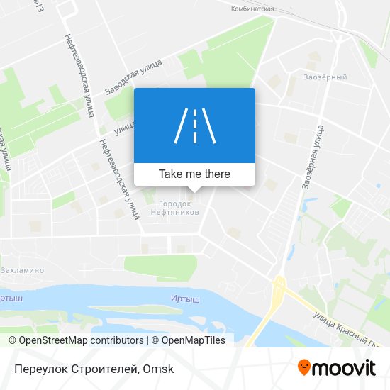Переулок Строителей map