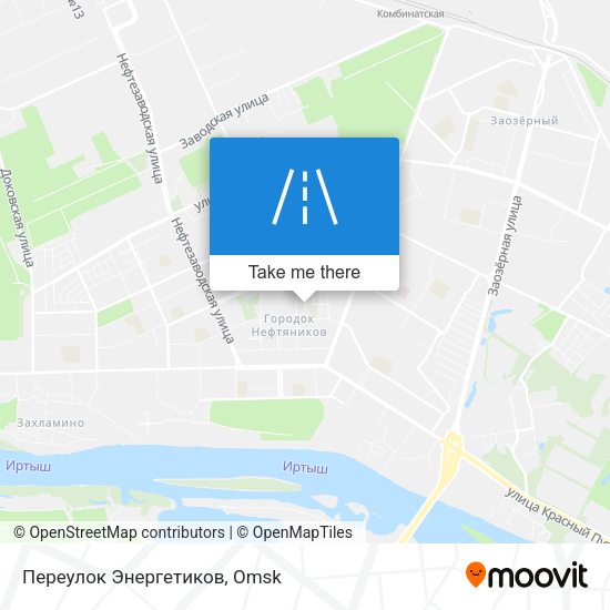 Переулок Энергетиков map