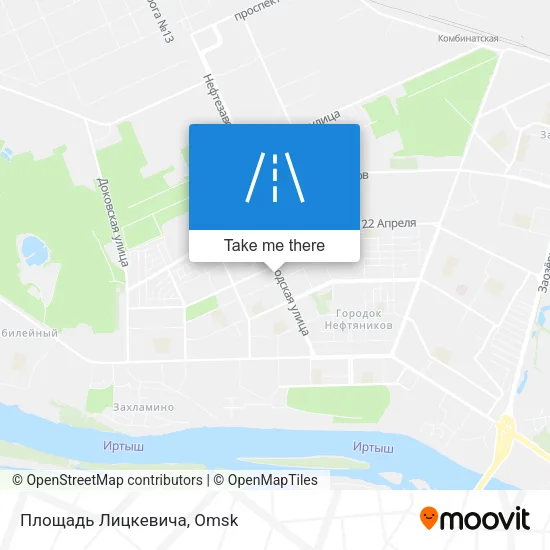 Площадь Лицкевича map