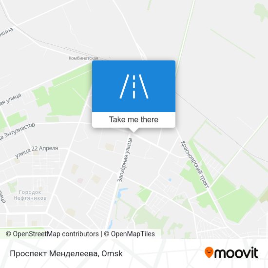 Проспект Менделеева map