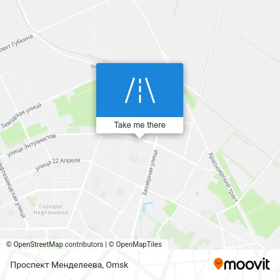 Проспект Менделеева map