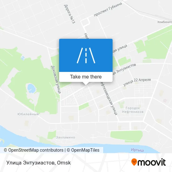 Улица Энтузиастов map