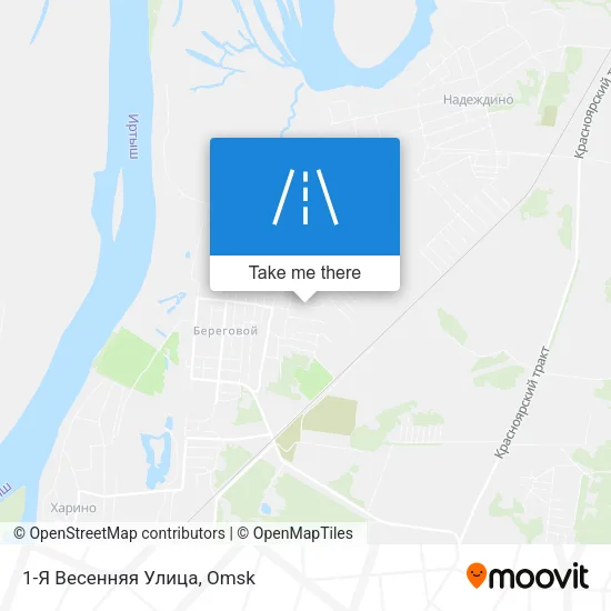 1-Я Весенняя Улица map