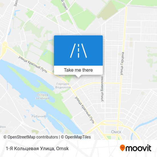 1-Я Кольцевая Улица map