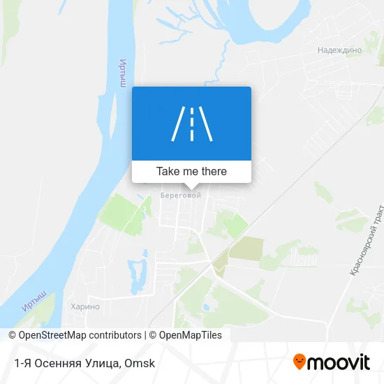 1-Я Осенняя Улица map