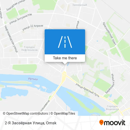 2-Я Заозёрная Улица map