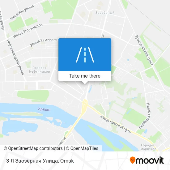 3-Я Заозёрная Улица map