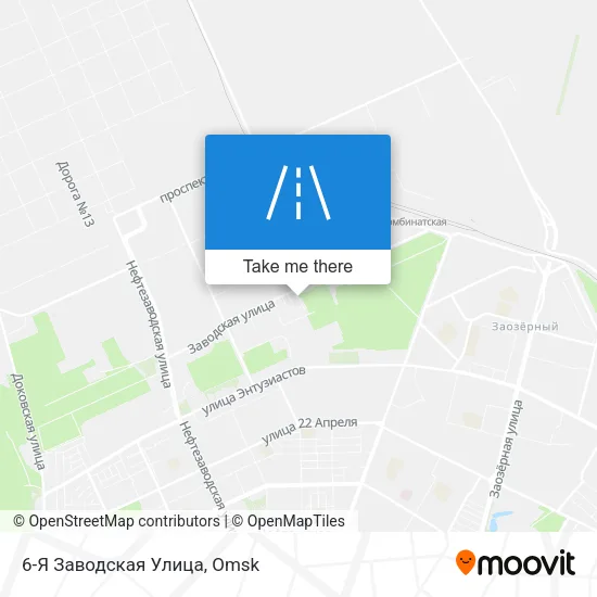 6-Я Заводская Улица map