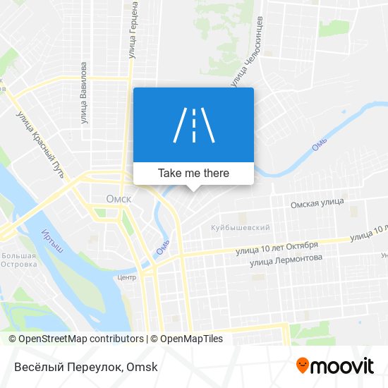 Весёлый Переулок map