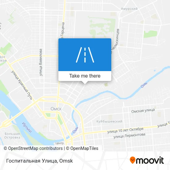 Госпитальная Улица map