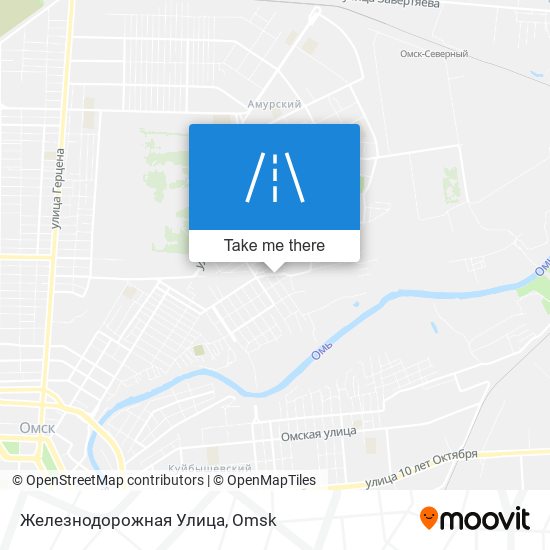 Железнодорожная Улица map