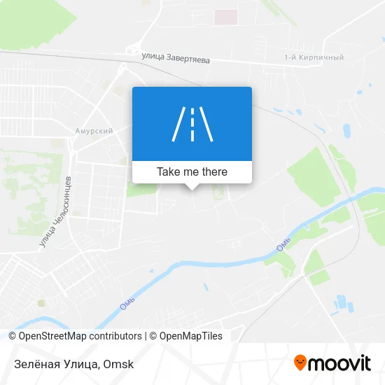 Зелёная Улица map