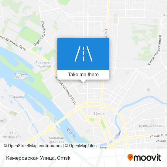 Кемеровская Улица map