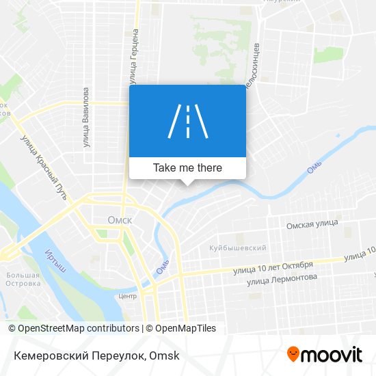 Кемеровский Переулок map