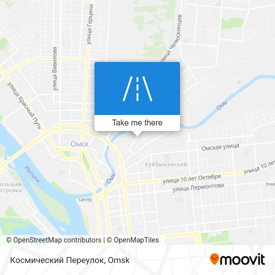 Космический Переулок map