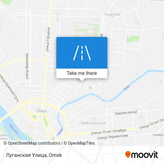 Луганская Улица map