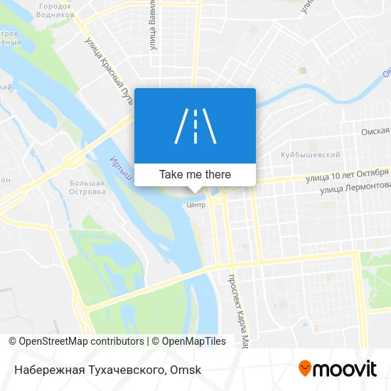 Набережная Тухачевского map