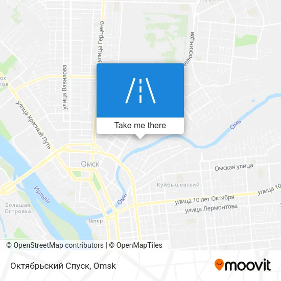Октябрьский Спуск map