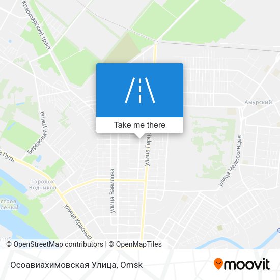 Осоавиахимовская Улица map