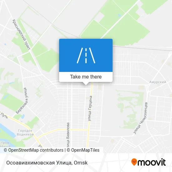 Осоавиахимовская Улица map