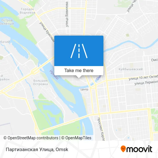 Партизанская Улица map