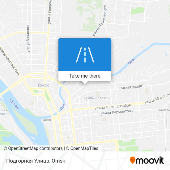 Подгорная Улица map