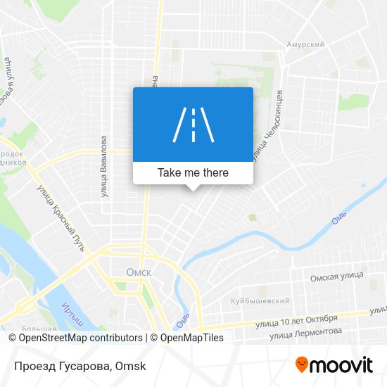 Проезд Гусарова map
