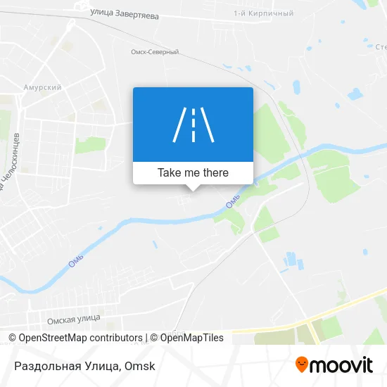 Раздольная Улица map