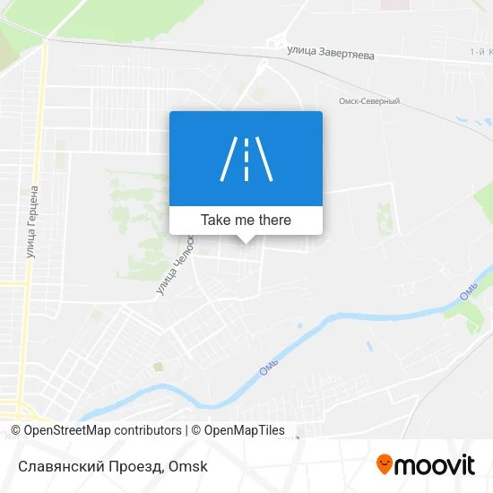 Славянский Проезд map
