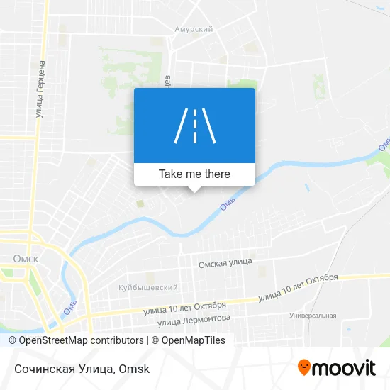 Сочинская Улица map