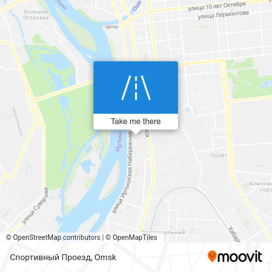Спортивный Проезд map