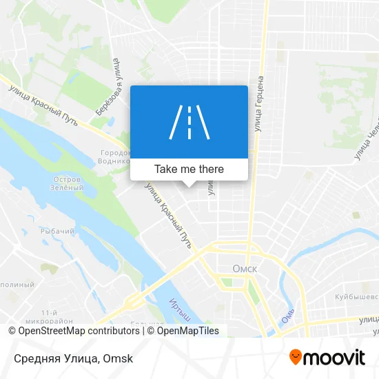 Средняя Улица map
