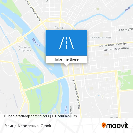 Улица Короленко map