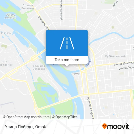 Улица Победы map
