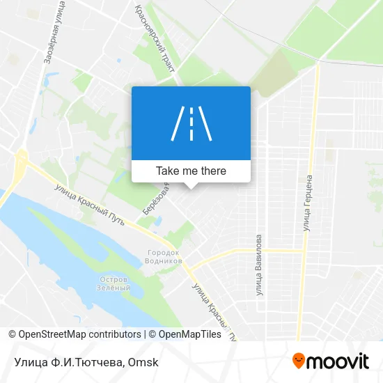 Улица Ф.И.Тютчева map