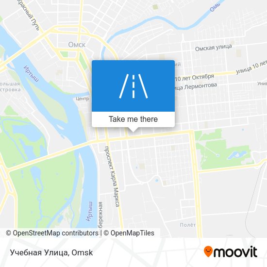 Учебная Улица map