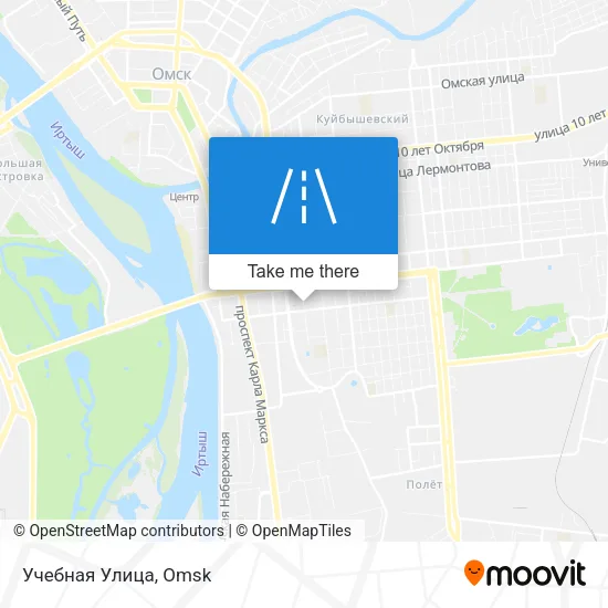 Учебная Улица map