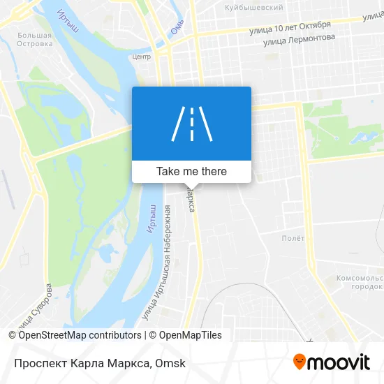Проспект Карла Маркса map