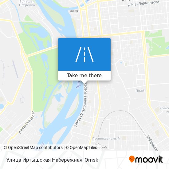 Улица Иртышская Набережная map