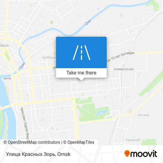 Улица Красных Зорь map