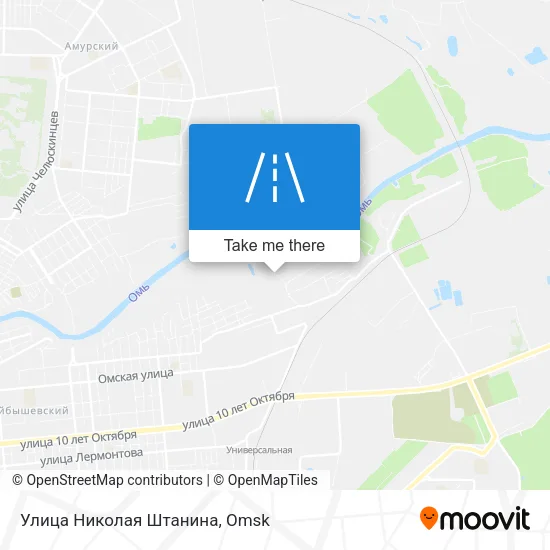 Улица Николая Штанина map