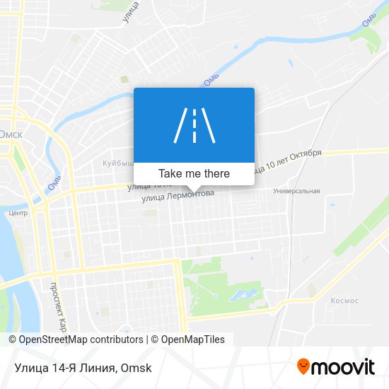 Улица 14-Я Линия map