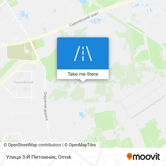 Улица 3-Й Питомник map