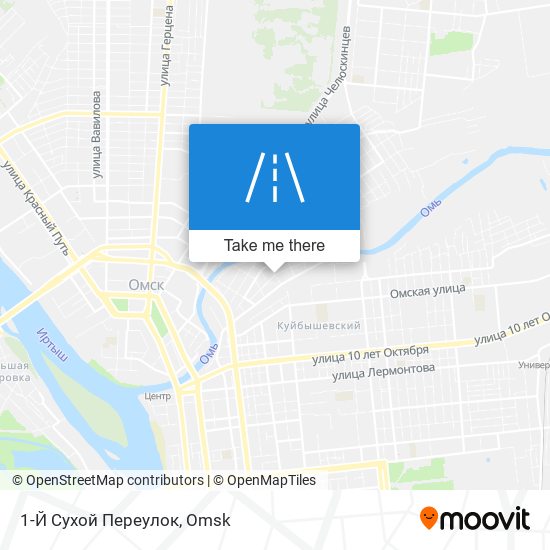 1-Й Сухой Переулок map