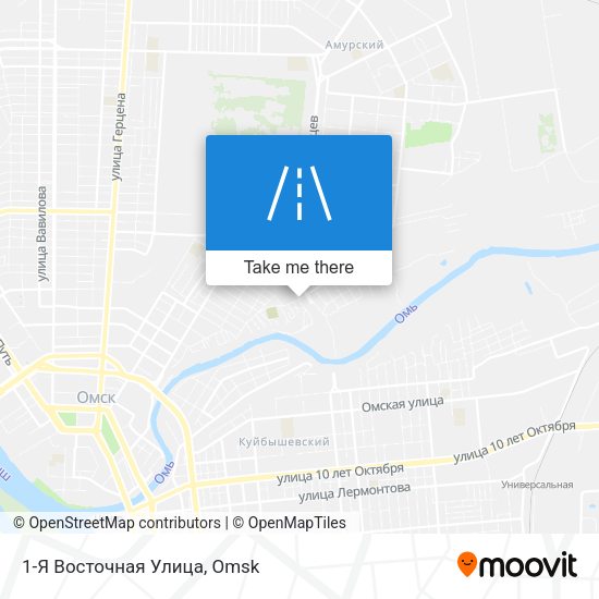 1-Я Восточная Улица map