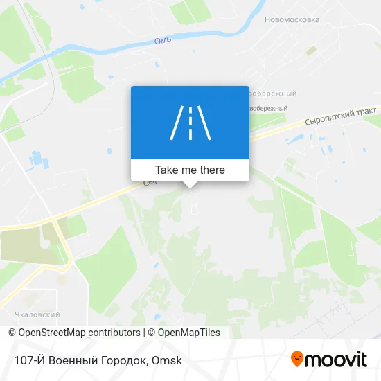 107-Й Военный Городок map