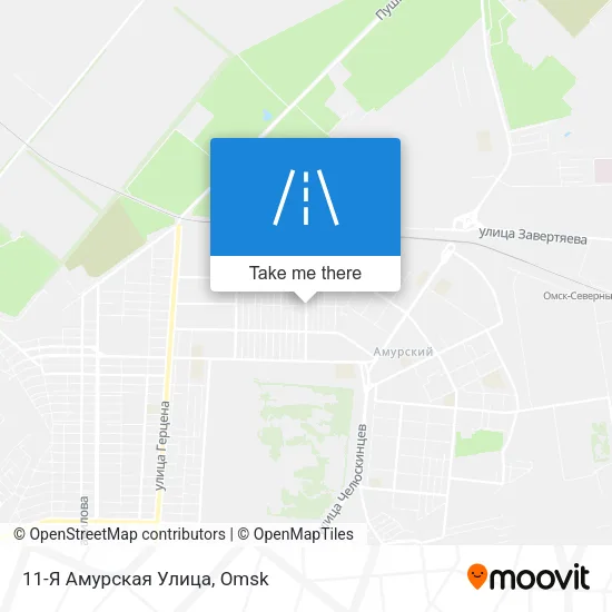 11-Я Амурская Улица map