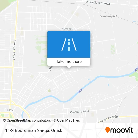 11-Я Восточная Улица map