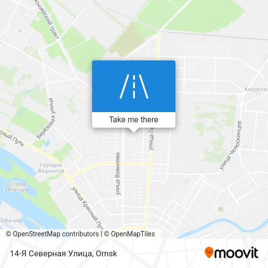 14-Я Северная Улица map